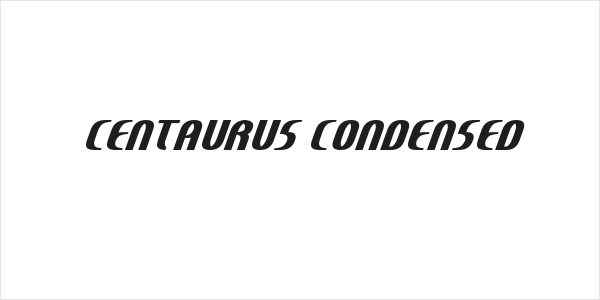 Centaurus Condensed Logo
