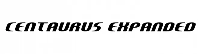 Centaurus Expanded  Free Fonts Download