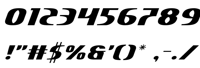 Centaurus Expanded Font OTHER CHARS