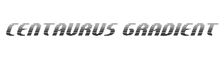 Centaurus Gradient Font