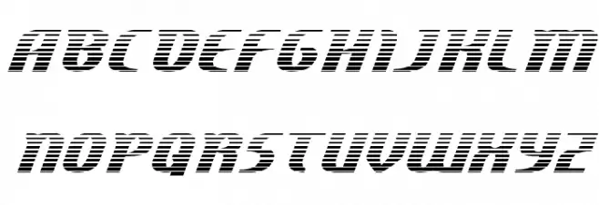 Centaurus Gradient Schriftart Groß