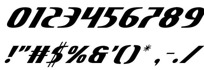Centaurus Italic Font OTHER CHARS