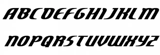 Centaurus Italic फ़ॉन्ट अपरकेस