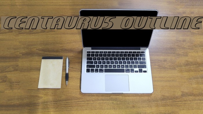 Centaurus Outline Example 2