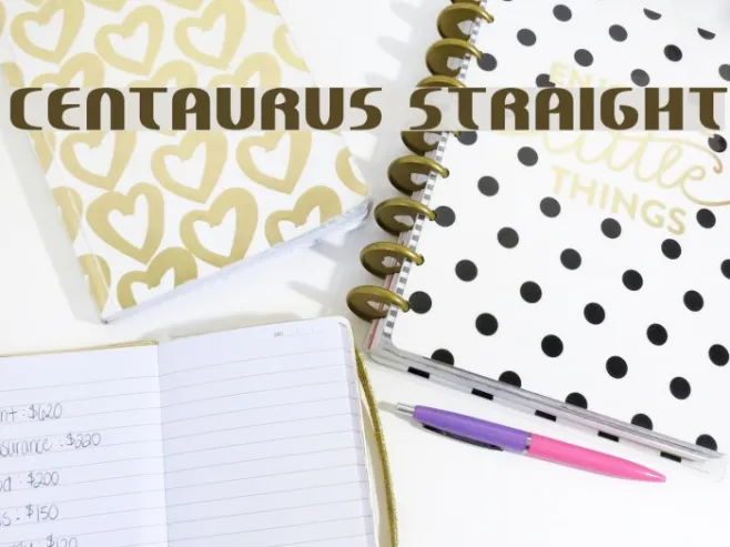 Centaurus Straight Example 1