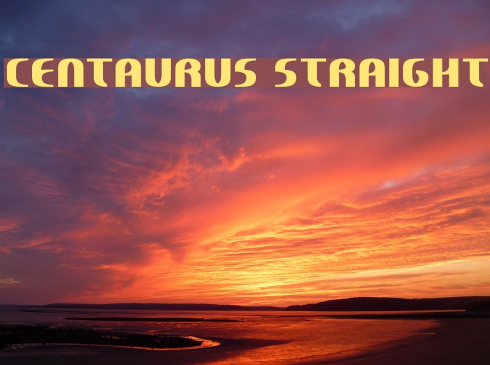 Centaurus Straight Font examples