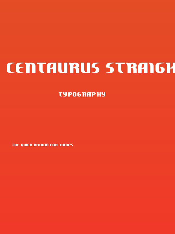 Centaurus Straight Poster