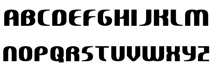 Centaurus Straight Font LOWERCASE