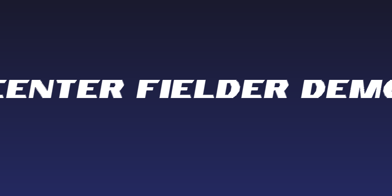 Center Fielder Demo Social Header
