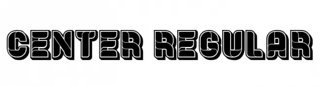 Center Regular  Frei Schriftart Herunterladen