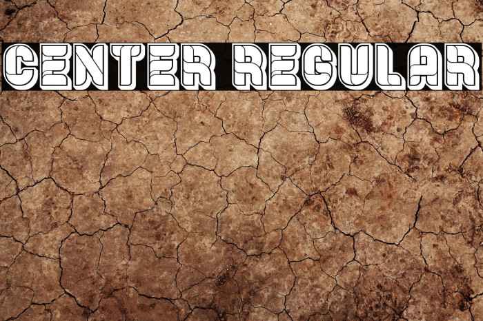 Center Regular Example 1