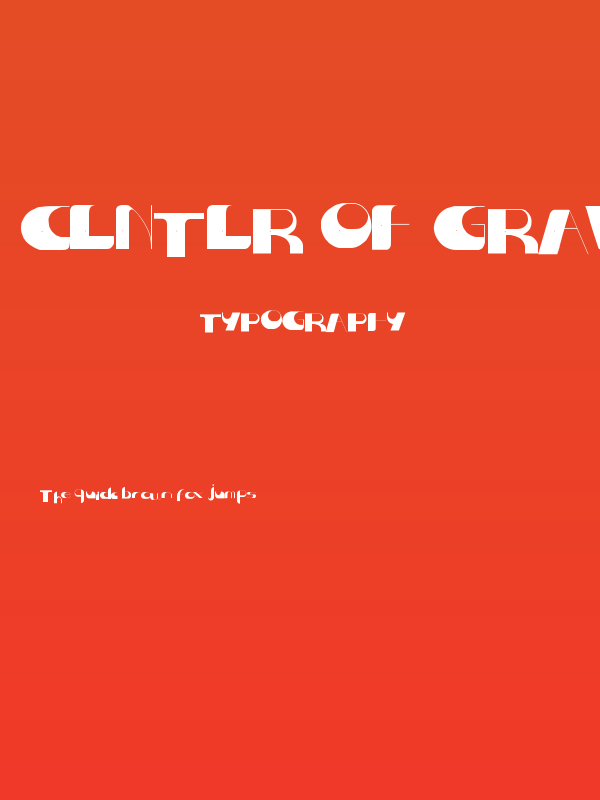 Center of Gravity Poster