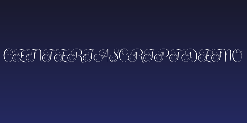 CenteriaScriptDemo Social Header