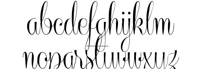 CenteriaScriptDemo Font LOWERCASE