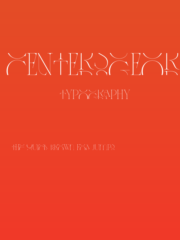 CentersGeorge-Regular Poster