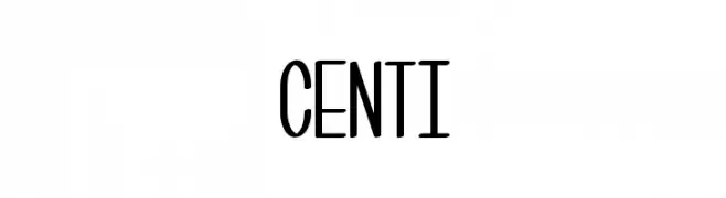 Centi  免费字体下载