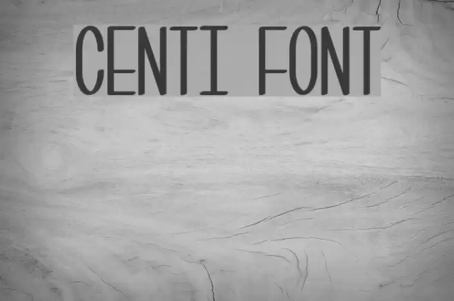 Centi Font examples