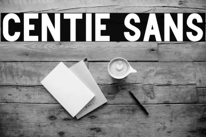 Centie Sans Font examples