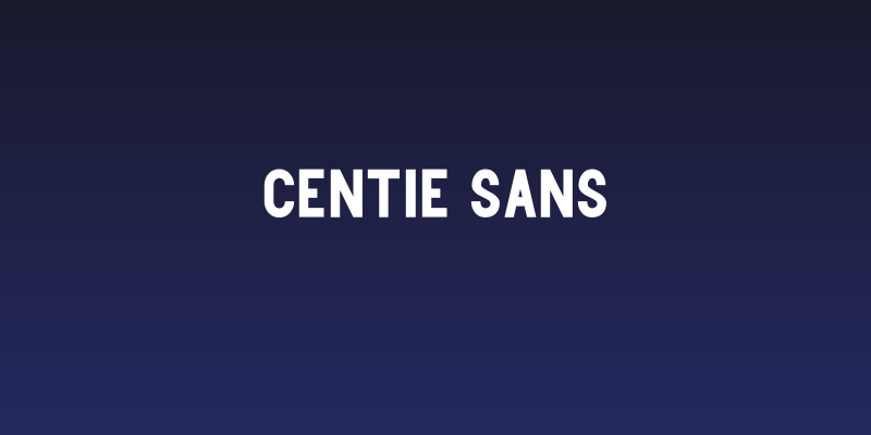 Centie Sans Social Header