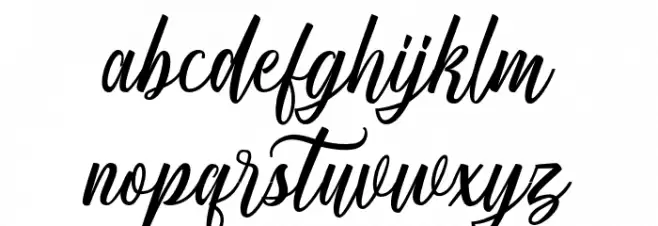 Centie Script Personal Use 字体 小写