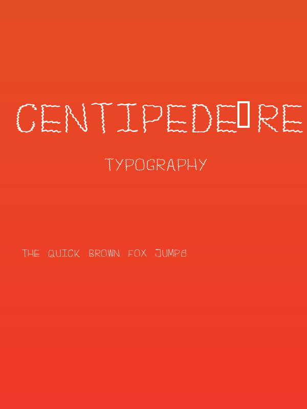 Centipede-Regular Poster