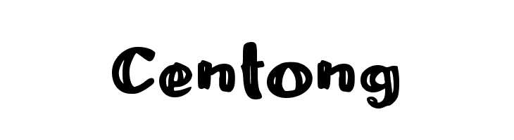 Centong  font caratteri gratis