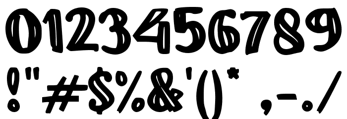 Centong Font OTHER CHARS