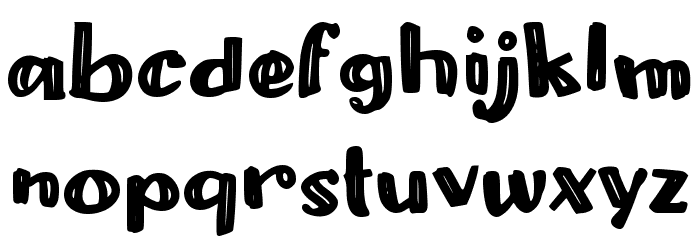 Centong Font LOWERCASE