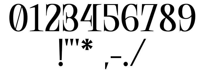 Central Display DEMO Expanded Font OTHER CHARS