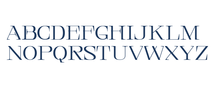 Central Display DEMO Regular Lowercase