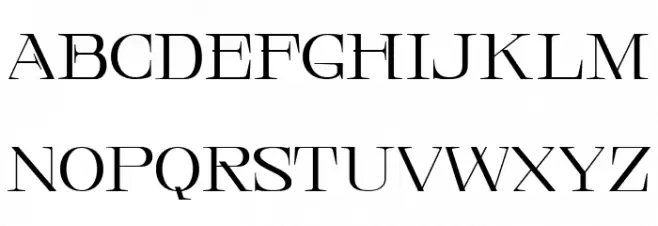 Central Display DEMO Regular 字体 小写