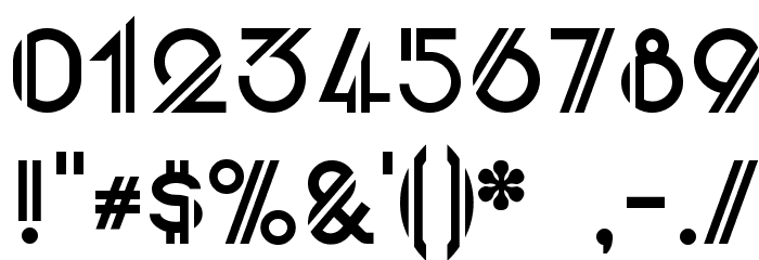 CentreClaws Font OTHER CHARS