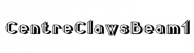 CentreClawsBeam1  Fuentes Gratis Descargar