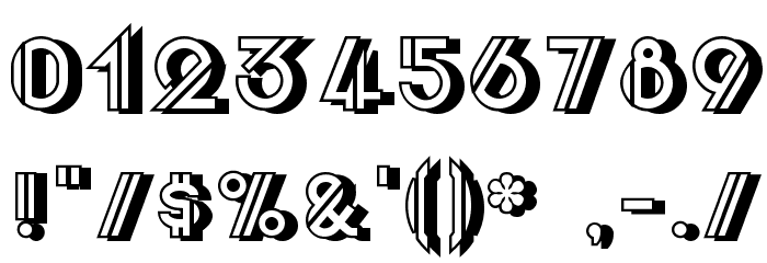 CentreClawsBeam1 Font OTHER CHARS
