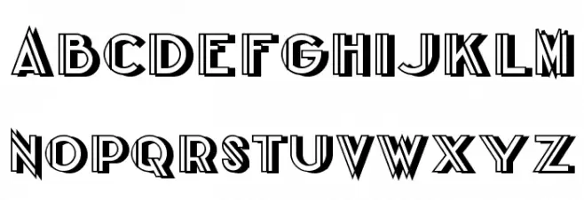 CentreClawsBeam1 字体 大写