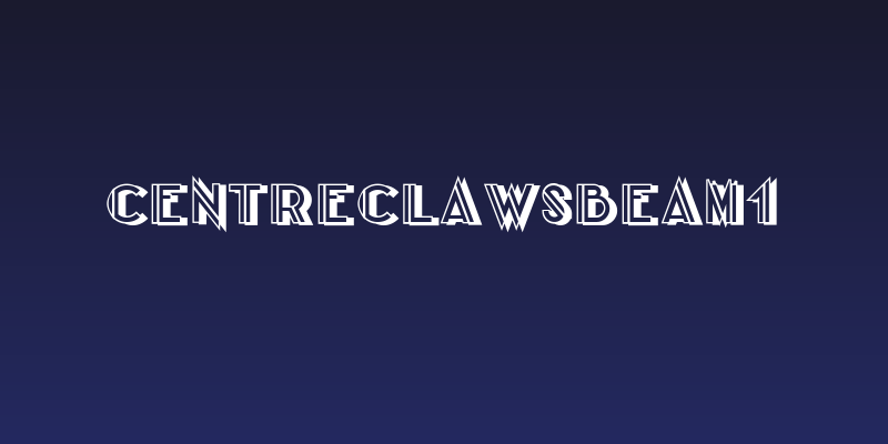 CentreClawsBeam1 Social Header