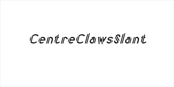 CentreClawsSlant Logo
