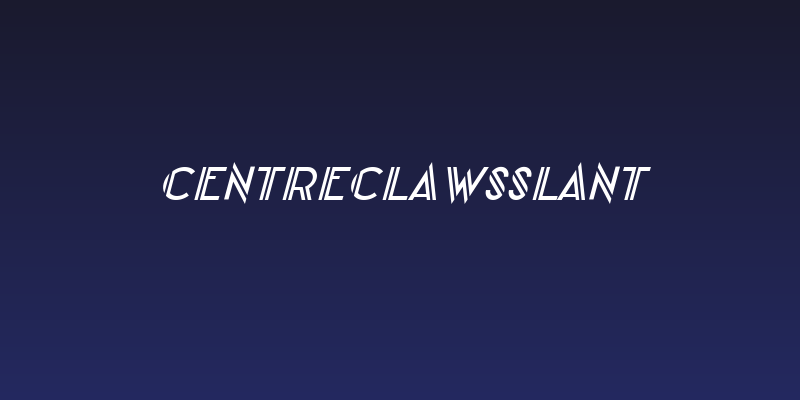 CentreClawsSlant Social Header