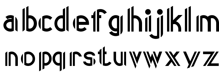 CentreClaws Font LOWERCASE