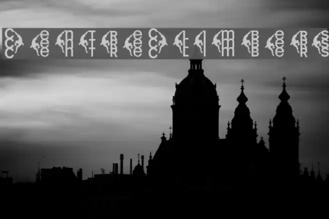 CentreClimbers Font examples