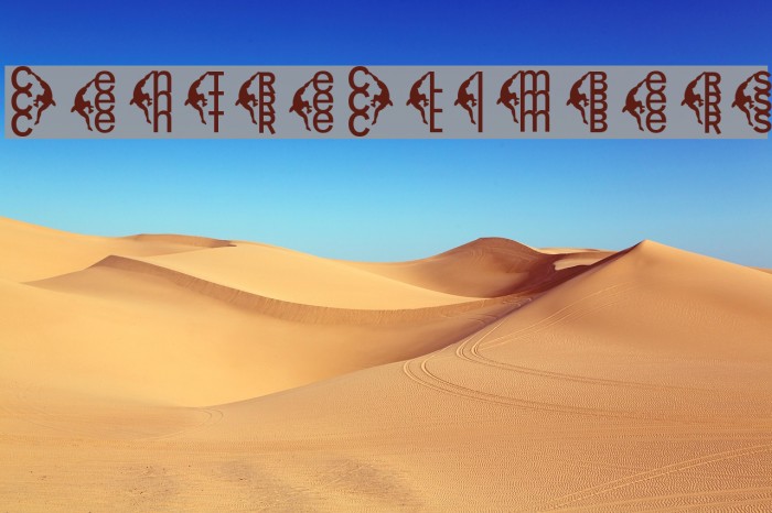 CentreClimbers Font examples