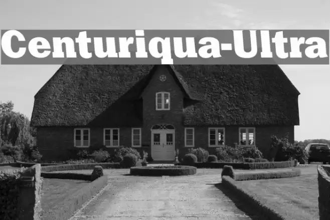 Centuriqua-Ultra Font examples