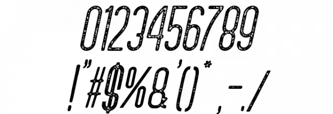 Century Down Font OTHER CHARS