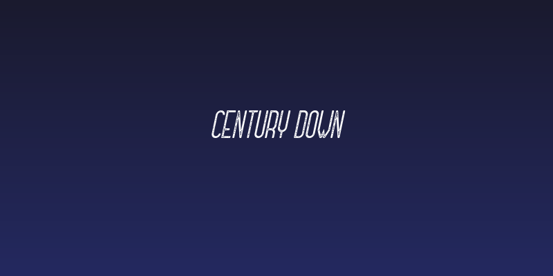 Century Down Social Header