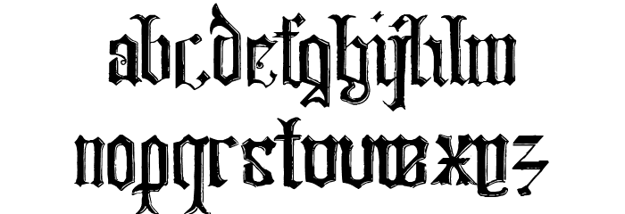 Century Manero Font LOWERCASE