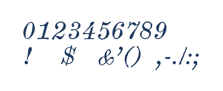 Century modern TT Italic Other Characters