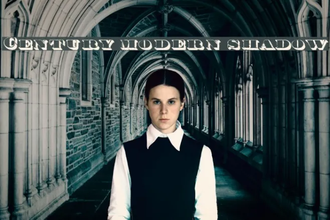 Century modern shadow Example 1