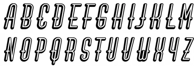 Centurysolid Font UPPERCASE