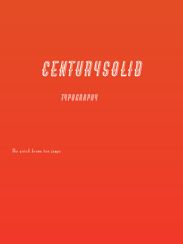 Centurysolid Poster