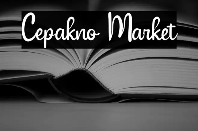 Cepakno Market Font examples
